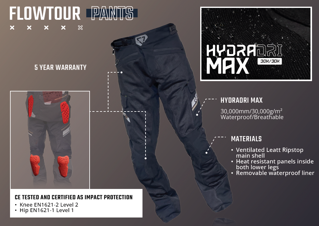 ADV 7.5 FLOWTOUR PANTS - STEEL