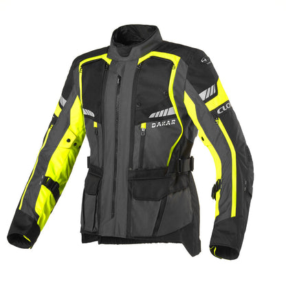 Dakar-2 Vented Adventure Jacket - Oil-Yellow-Black