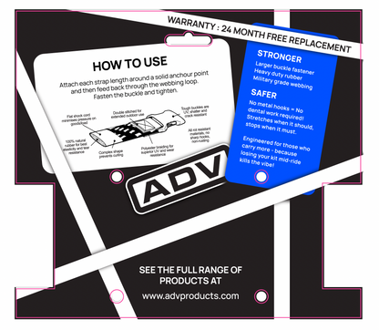 ADV 1500 Heavy Duty Adjustable Stretch Strap