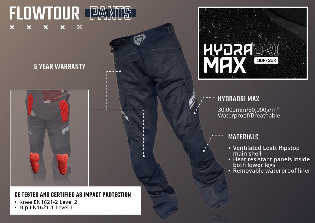 ADV 7.5 FLOWTOUR PANTS - STEALTH