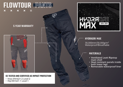 ADV 7.5 FLOWTOUR PANTS - STEALTH