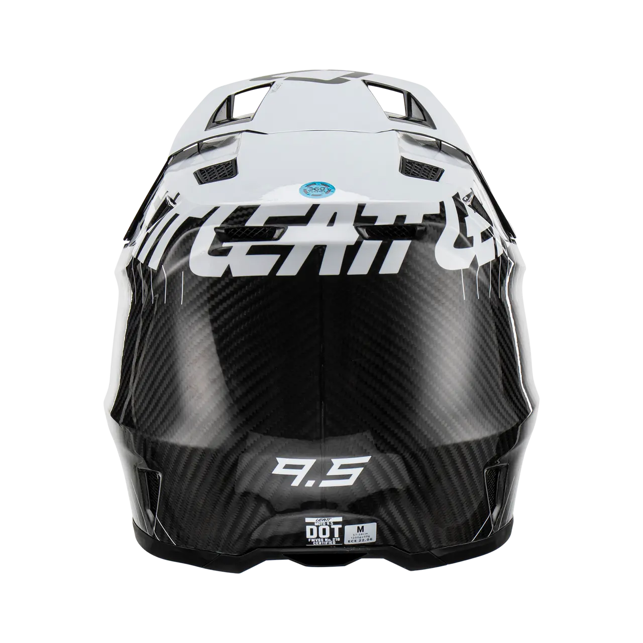 MOTO 9.5 HELMET CARBON WHITE - KIT inc GOGGLES